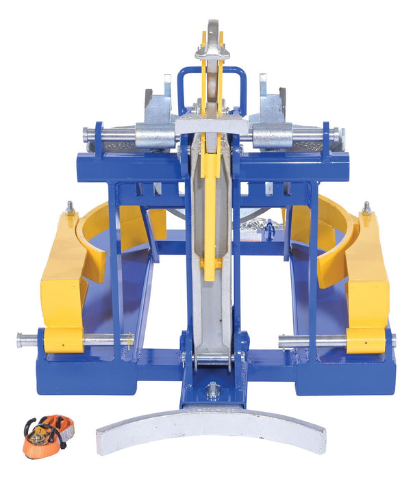 Vestil DFDL-3 steel deluxe combination fork mounted drum lifter - view 3