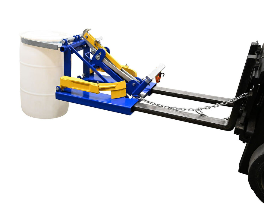 Vestil DFDL-3 steel deluxe combination fork mounted drum lifter - view 8