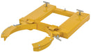 Vestil DGS-A-PSD Steel Adjustable Single Drum Gripper 24 in. x 28 in. x 8 in. 1,500 lb. Capacity Yellow