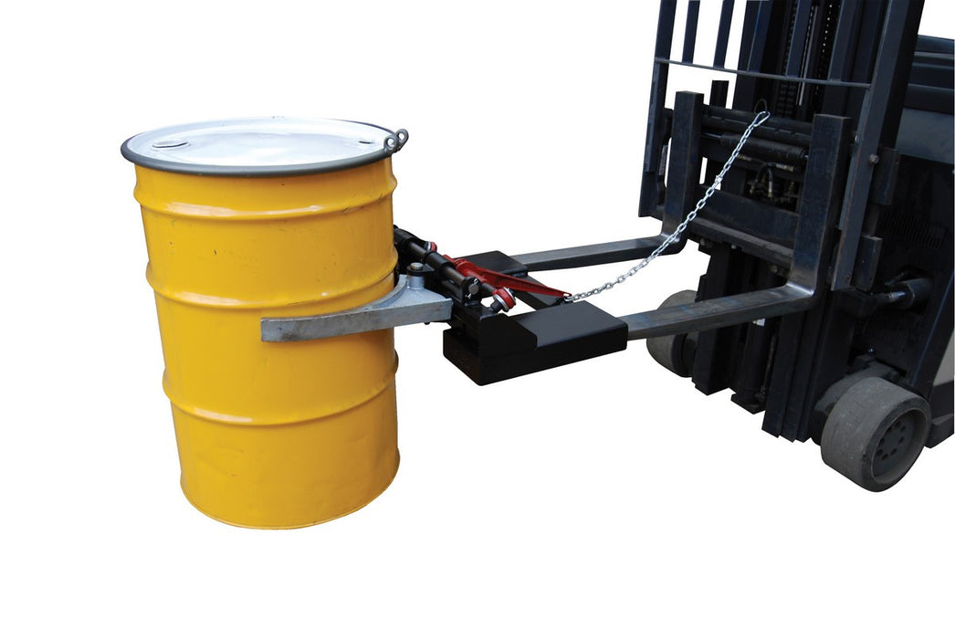 Vestil DGS-AG steel spring grip fork mounted drum gripper - view 3