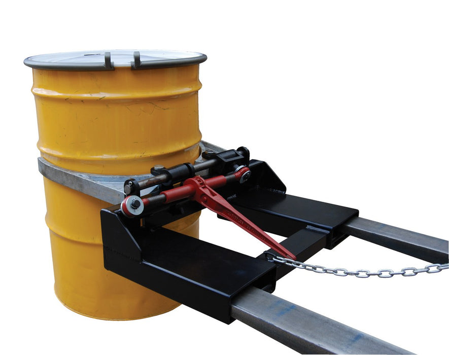 Vestil DGS-AG steel spring grip fork mounted drum gripper - view 4