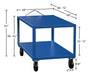 Vestil DH-PH4-3460 steel dimensions diagram