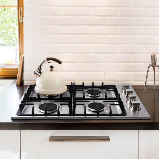 Cosmo 30-Inch Gas Cooktop with 4 Burners in Stainless Steel  (COS-DIC304) Cosmo