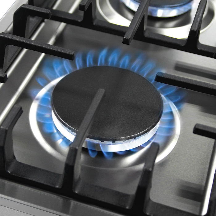 Cosmo 30-Inch Gas Cooktop with 4 Burners in Stainless Steel  (COS-DIC304) Cosmo