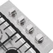 Cosmo 30-Inch Gas Cooktop with 4 Burners in Stainless Steel  (COS-DIC304) Cosmo