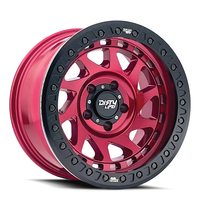 Dirty Life ENIGMA RACE Gloss Crimson Candy Red Wheel 1