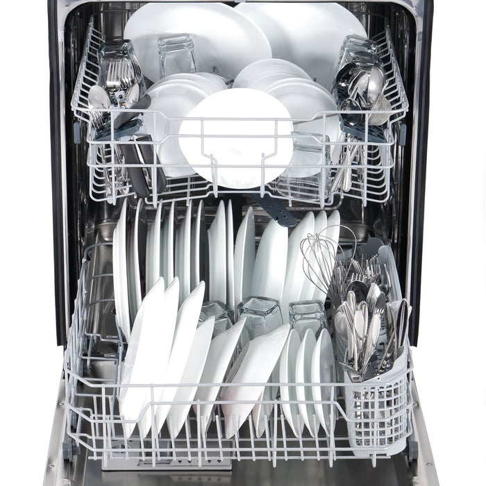 Cosmo 4-Piece Appliance Package - 30-Inch Gas Range, Island Range Hood, Dishwasher, and Refrigerator in Stainless Steel (COS-4PKG-101) Cosmo