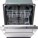 Cosmo 4-Piece Appliance Package - 30-Inch Dual Fuel Range, Under Cabinet Range Hood, Dishwasher and Refrigerator with Water Dispenser in Stainless Steel (COS-4PKG-634) Cosmo