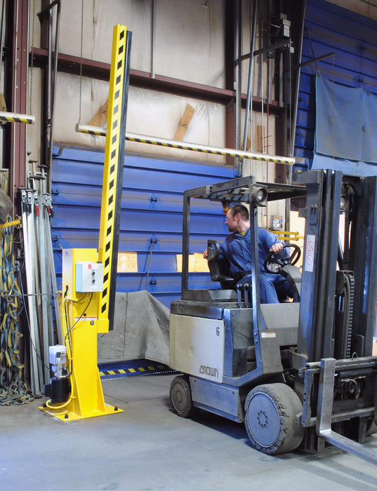 Vestil DJG-100-10 steel dock barricade electric/hydraulic - view 7