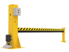 Vestil DJG-100-10 steel dock barricade electric/hydraulic - view 3