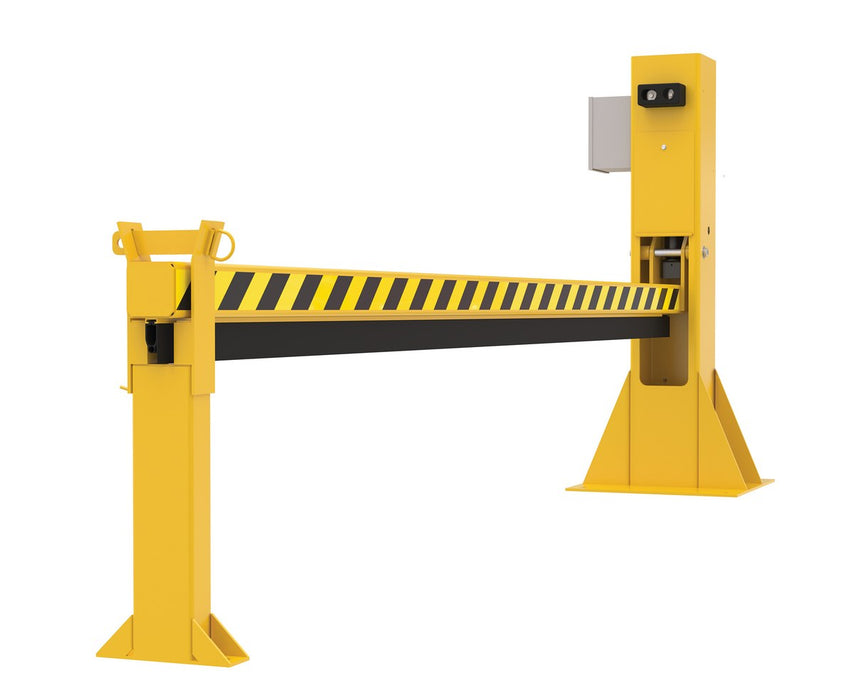 Vestil DJG-100-10 steel dock barricade electric/hydraulic - view 4