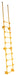 Vestil DKL-10 Steel Walk Through Dock Ladder 10 Step 300 lb. Capacity Yellow