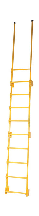 Vestil DKL-10 steel walk through dock ladder - view 2