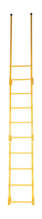 Vestil DKL-10 steel walk through dock ladder - view 3