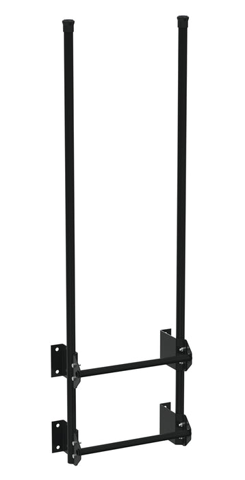 Vestil DKL-2-BK Steel Walk Through Dock Ladder 2 Step 300 lb. Capacity Black