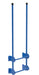 Vestil DKL-2-BL Steel Walk Through Dock Ladder 2 Step 300 lb. Capacity Blue