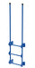 Vestil DKL-3-BL Steel Walk Through Dock Ladder 3 Step 300 lb. Capacity Blue