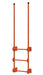 Vestil DKL-3-OR Steel Walk Through Dock Ladder 3 Step 300 lb. Capacity Orange