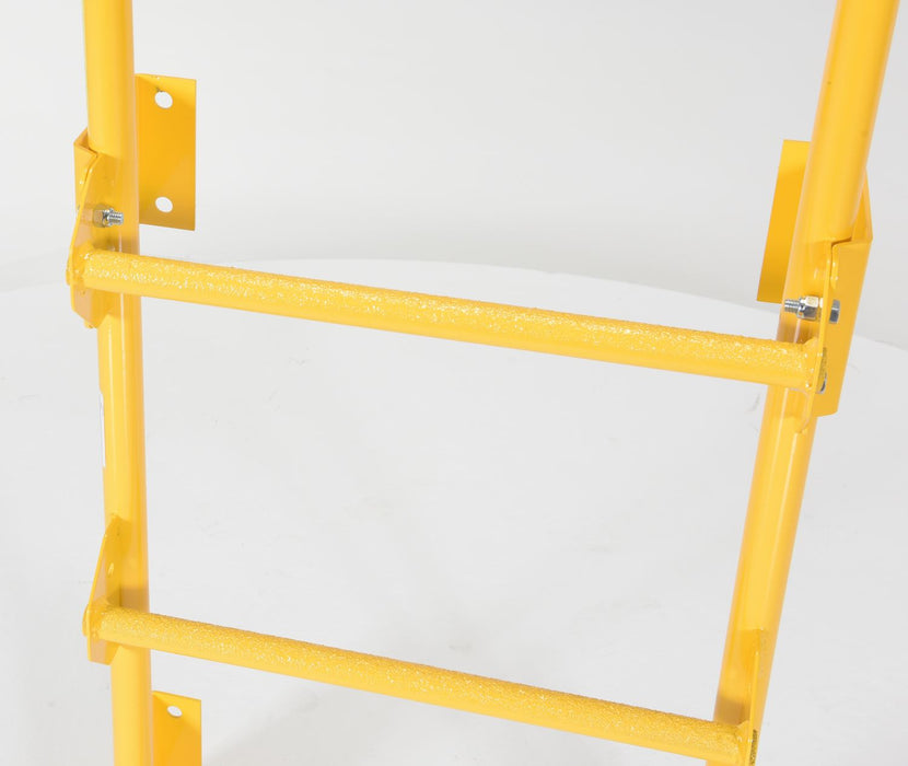 Vestil DKL-3 steel walk through dock ladder - view 6