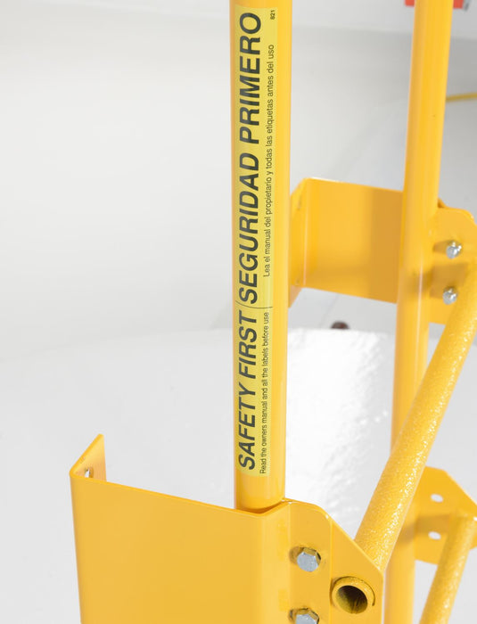 Vestil DKL-3 steel walk through dock ladder - view 7