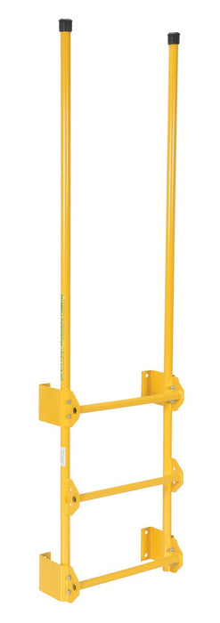 Vestil DKL-3 Steel Walk Through Dock Ladder 3 Step 300 lb. Capacity Yellow