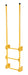 Vestil DKL-3 steel walk through dock ladder - view 2