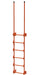 Vestil DKL-6-OR Steel Walk Through Dock Ladder 6 Step 300 lb. Capacity Orange