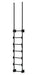 Vestil DKL-7-BK Steel Walk Through Dock Ladder 7 Step 300 lb. Capacity Black