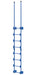 Vestil DKL-8-BL Steel Walk Through Dock Ladder 8 Step 300 lb. Capacity Blue