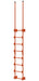 Vestil DKL-8-OR Steel Walk Through Dock Ladder 8 Step 300 lb. Capacity Orange