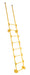 Vestil DKL-8 Steel Walk Through Dock Ladder 8 Step 300 lb. Capacity Yellow