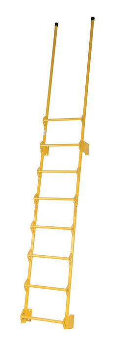 Vestil DKL-8 steel walk through dock ladder - view 2