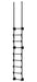 Vestil DKL-9-BK Steel Walk Through Dock Ladder 9 Step 300 lb. Capacity Black