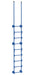 Vestil DKL-9-BL Steel Walk Through Dock Ladder 9 Step 300 lb. Capacity Blue