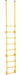 Vestil DKL-9 Steel Walk Through Dock Ladder 9 Step 300 lb. Capacity Yellow