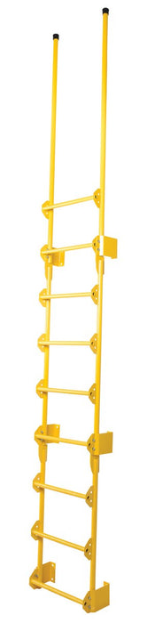 Vestil DKL-9 steel walk through dock ladder - view 2
