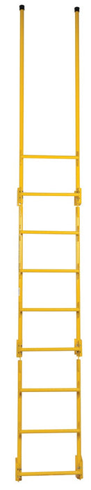 Vestil DKL-9 steel walk through dock ladder - view 3