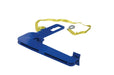 Vestil DL-31 Steel Drum Lifter Fork/Chain 20-13/16 In x 4-1/16 In x 22-1/4 In 1,500 lb. Capacity Blue