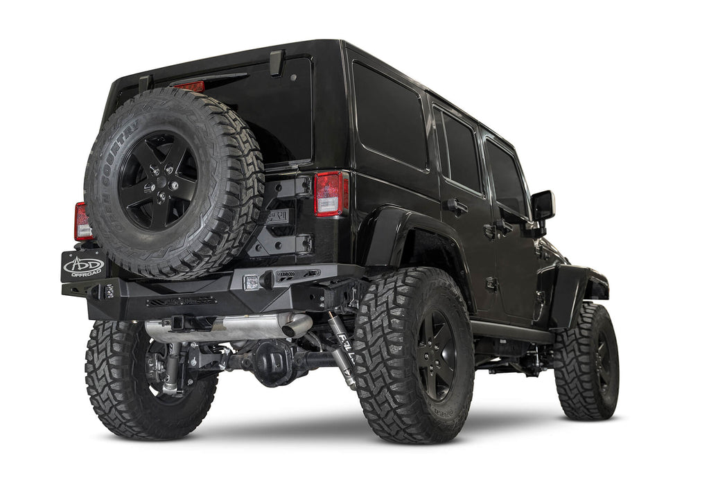 Addictive Desert Designs 2007-2018 Jeep Wrangler JK Stealth Fighter Rear Bumper Heritage – image 4 of 6