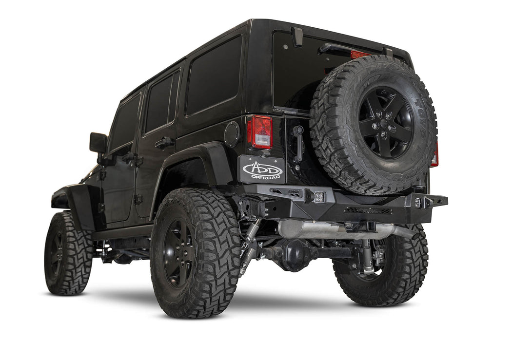 Addictive Desert Designs 2007-2018 Jeep Wrangler JK Stealth Fighter Rear Bumper Heritage – image 5 of 6