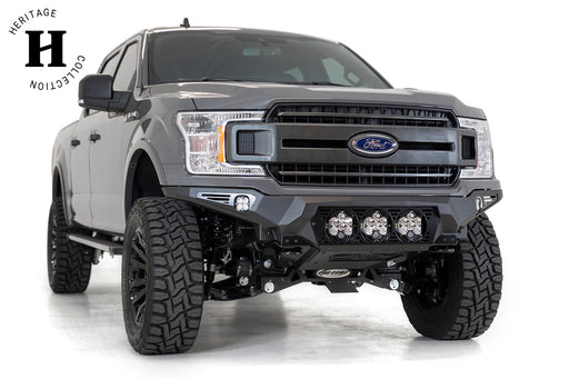 Addictive Desert Designs 2018-2020 Ford F-150 Bomber Front Bumper Baja Design Light Mounts Heritage – image 1 of 8
