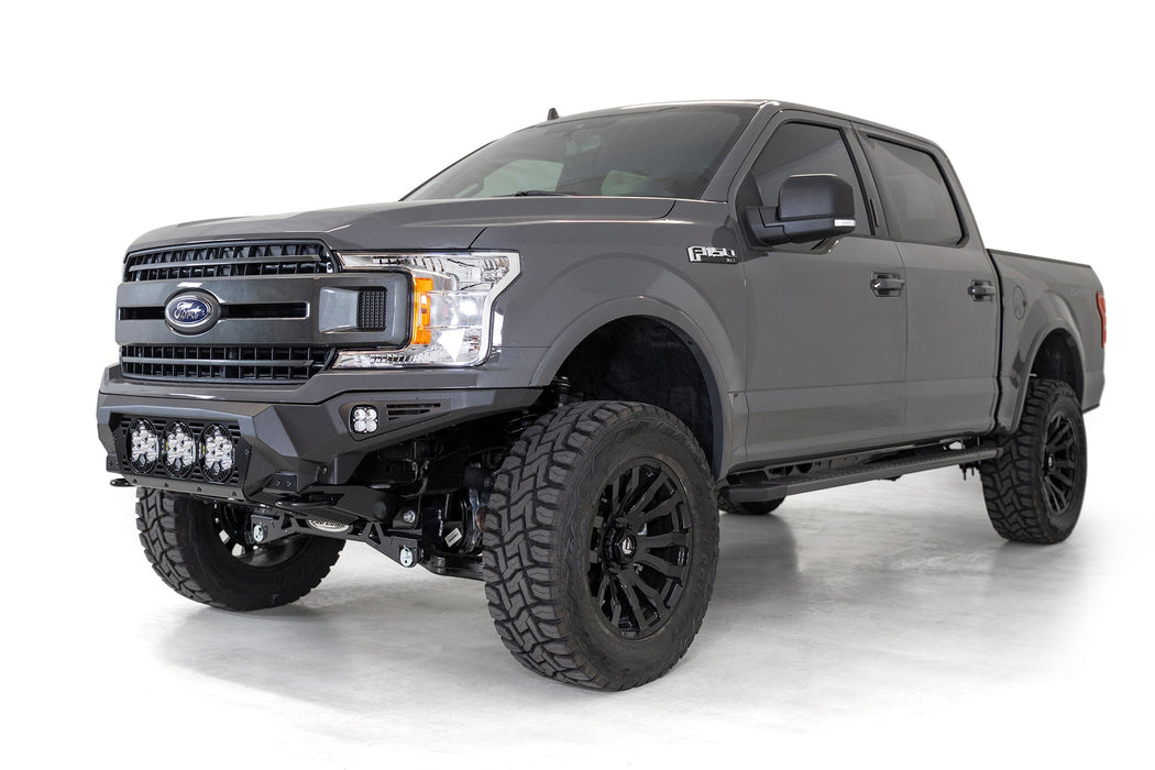 Addictive Desert Designs 2018-2020 Ford F-150 Bomber Front Bumper Baja Design Light Mounts Heritage – image 2 of 8