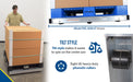 Vestil DOL-3642-8T aluminum pallet dolly with tilt feature overview 1