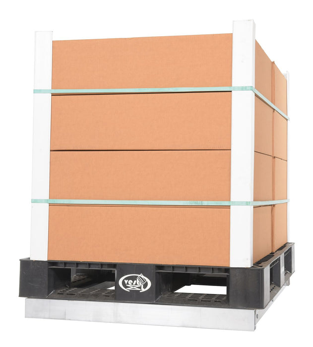 Vestil DOL-3642-8T aluminum pallet dolly with tilt - view 3