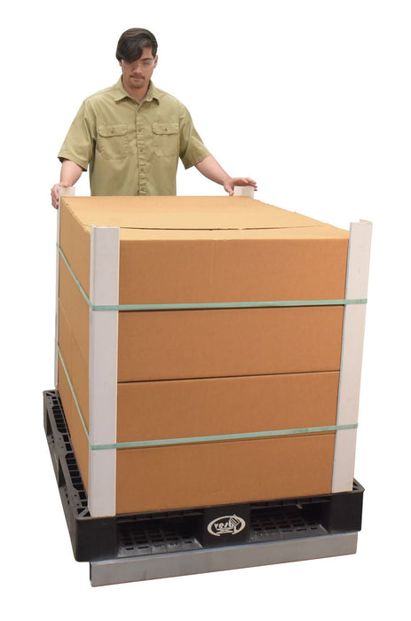 Vestil DOL-3642-8T aluminum pallet dolly with tilt - view 4