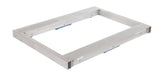 Vestil DOL-3648-8T Aluminum Pallet Dolly with Tilt 36 in. x 48 in. 6,000 lb. Capacity Silver