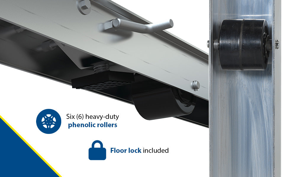 Vestil DOL-4048-6T-FL aluminum pallet dolly with tilt & floor lock feature overview 2