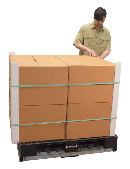 Vestil DOL-4048-8T aluminum pallet dolly with tilt - view 4