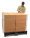 Vestil DOL-4048-8T aluminum pallet dolly with tilt - view 4