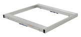 Vestil DOL-4848-10T Aluminum Pallet Dolly with Tilt 48 in. x 48 in. 8,000 lb. Capacity Silver